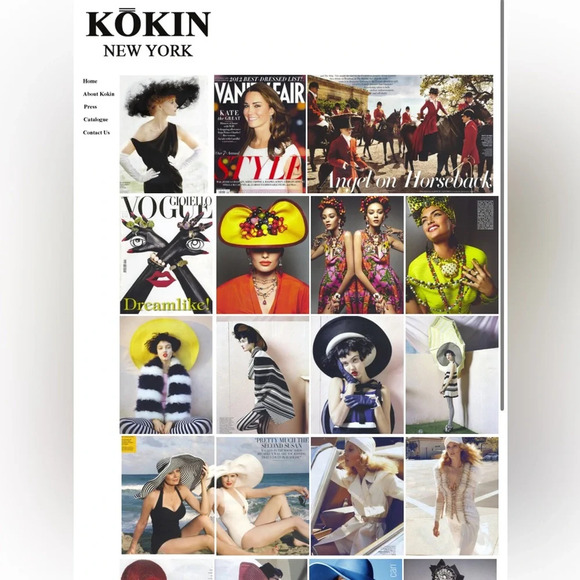 Met gala inspired vintage luxury open hat by  designer Kokin wearable art - Picture 17 of 17